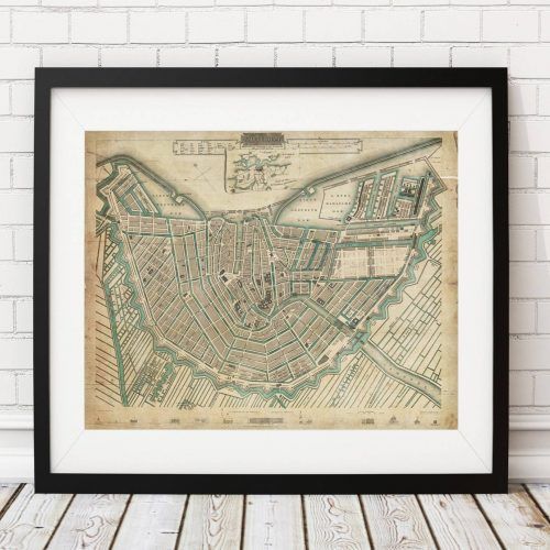 Vintage Map Wall Art (Photo 14 of 20)