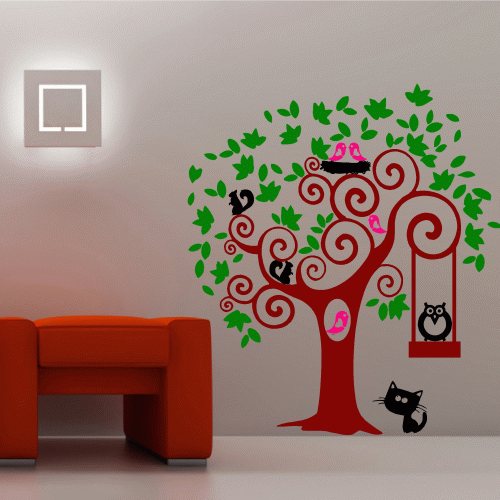 Wall Art Stickers For Childrens Rooms (Photo 17 of 20)