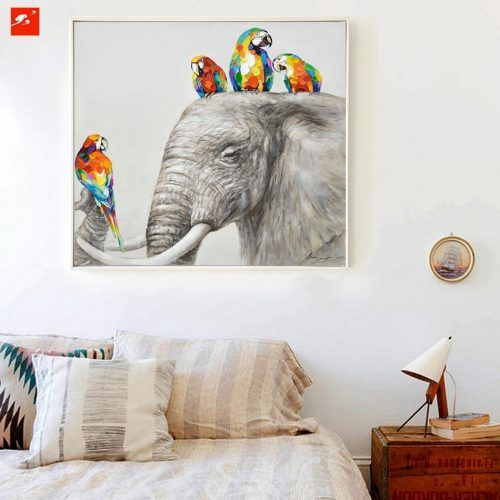Abstract Elephant Wall Art (Photo 18 of 20)