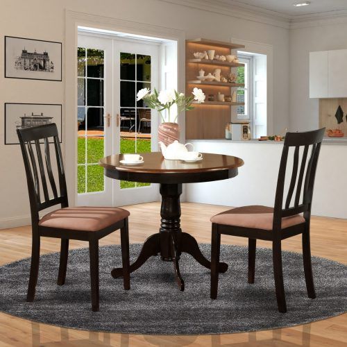 2-Piece Round Console Tables Set (Photo 2 of 20)