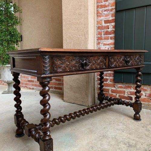 Vintage Coal Console Tables (Photo 16 of 20)