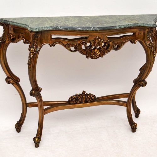 Marble Top Console Tables (Photo 5 of 20)