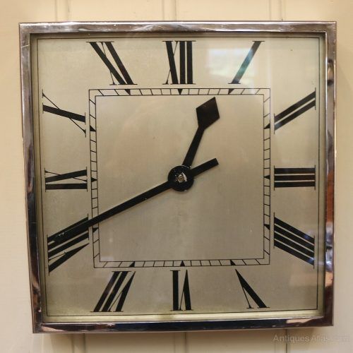 Art Deco Wall Clock (Photo 9 of 20)