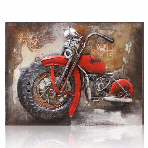 Motorcycle Metal Wall Art (Photo 18 of 20)