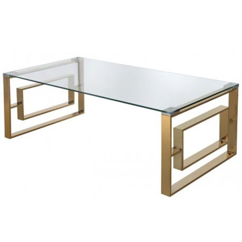 Glossy Finished Metal Coffee Tables (Photo 6 of 20)