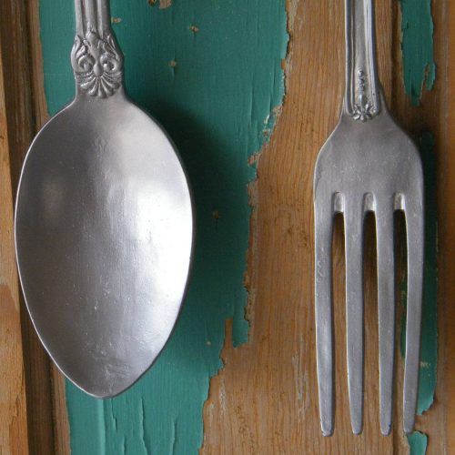 Big Spoon And Fork Decors (Photo 11 of 25)