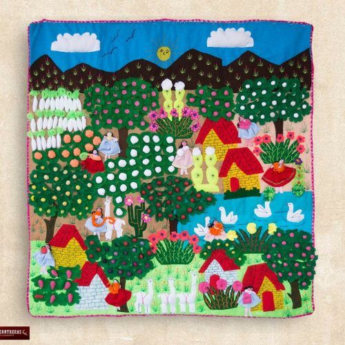 Fabric Applique Wall Art (Photo 9 of 15)