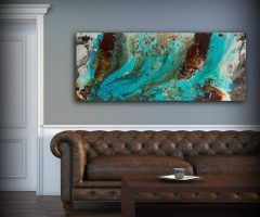 25 Best Collection of Turquoise and Brown Wall Art