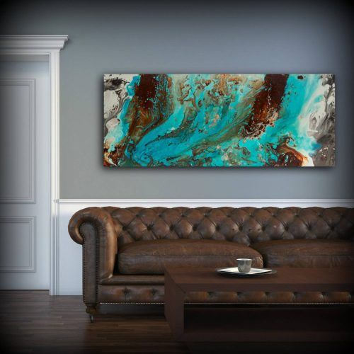 Turquoise And Brown Wall Art (Photo 1 of 25)