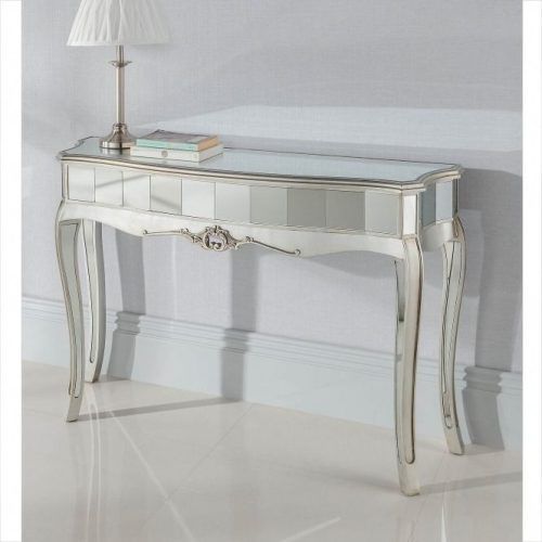 Mirrored And Silver Console Tables (Photo 13 of 20)