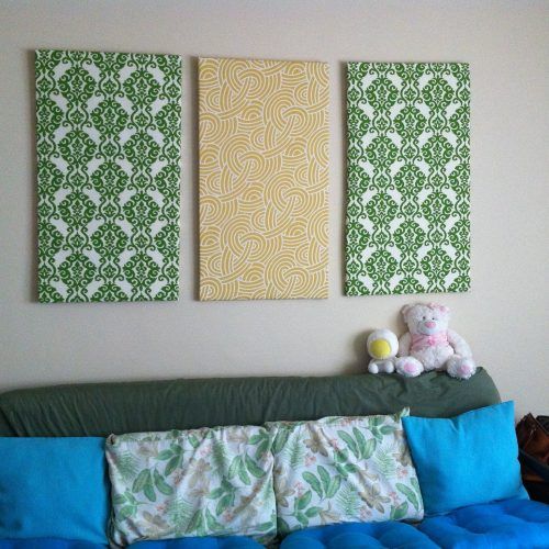 Canvas And Fabric Wall Art (Photo 11 of 15)