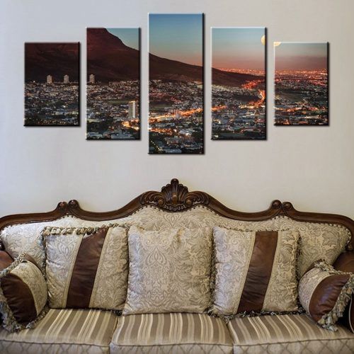 Cape Town Canvas Wall Art (Photo 6 of 15)