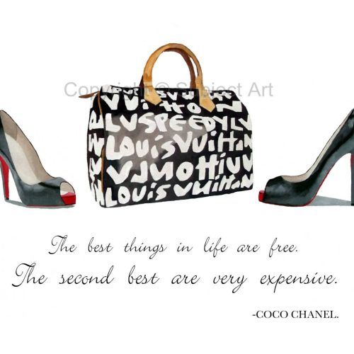 Coco Chanel Quotes Framed Wall Art (Photo 16 of 30)