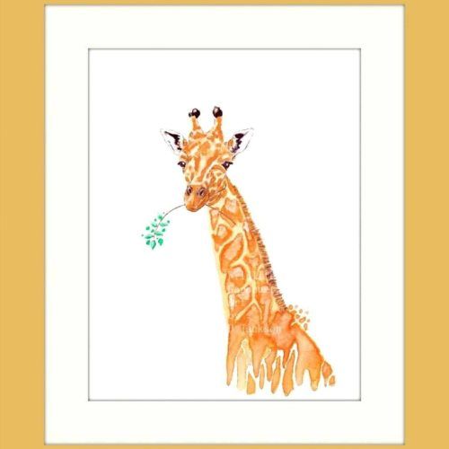 Giraffe Metal Wall Art (Photo 9 of 20)