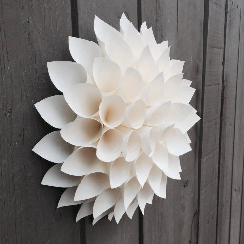 3D Flower Wall Art (Photo 11 of 20)