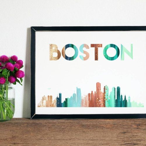 Boston Map Wall Art (Photo 11 of 20)