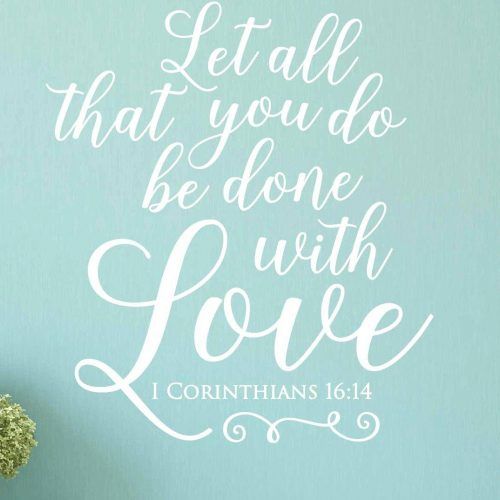 Scripture Canvas Wall Art (Photo 7 of 20)