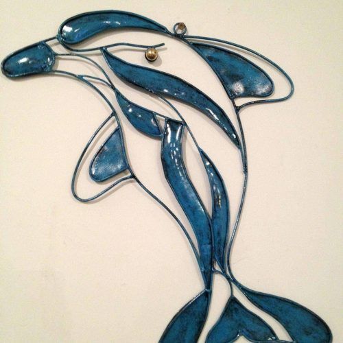 Dolphin Metal Wall Art (Photo 10 of 25)