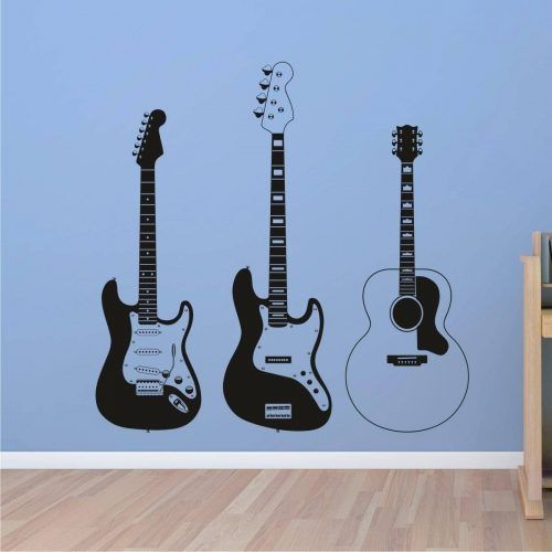 Guitar Metal Wall Art (Photo 7 of 30)