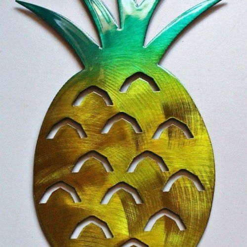 Pineapple Metal Wall Art (Photo 17 of 20)