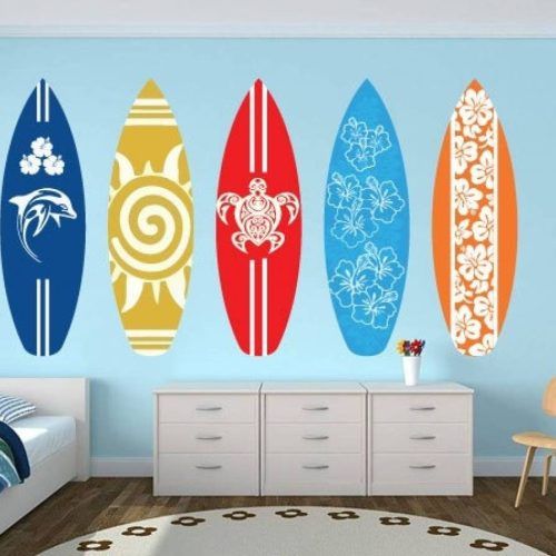 Decorative Surfboard Wall Art (Photo 7 of 25)