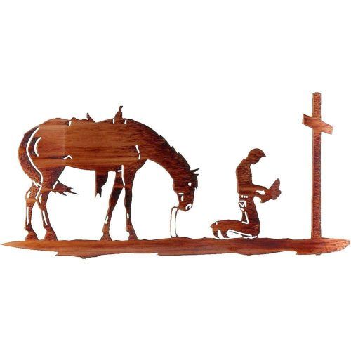 Western Metal Art Silhouettes (Photo 22 of 30)
