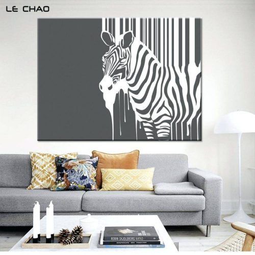 Zebra Wall Art Canvas (Photo 15 of 25)