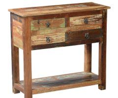 2024 Latest Barnwood Console Tables