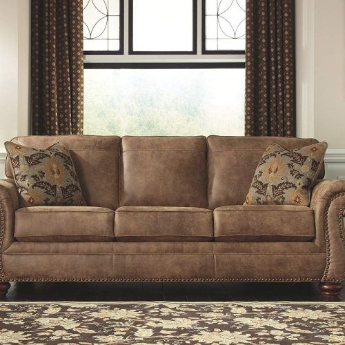 Faux Leather Sofas In Dark Brown (Photo 16 of 20)