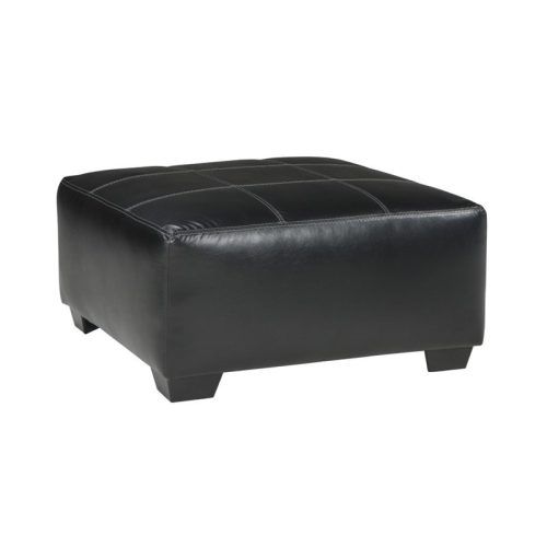 Black Leather Foot Stools (Photo 16 of 20)