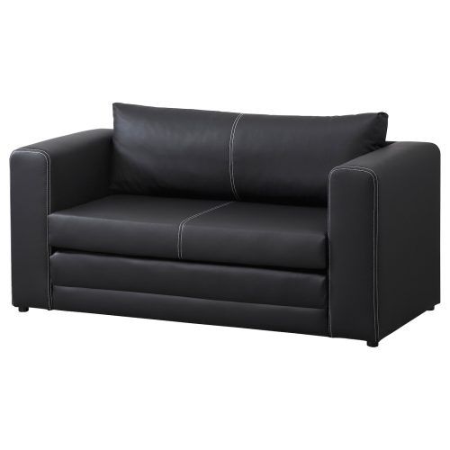 2 Seater Black Velvet Sofa Beds (Photo 9 of 20)