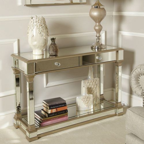 Mirrored Console Tables (Photo 4 of 20)