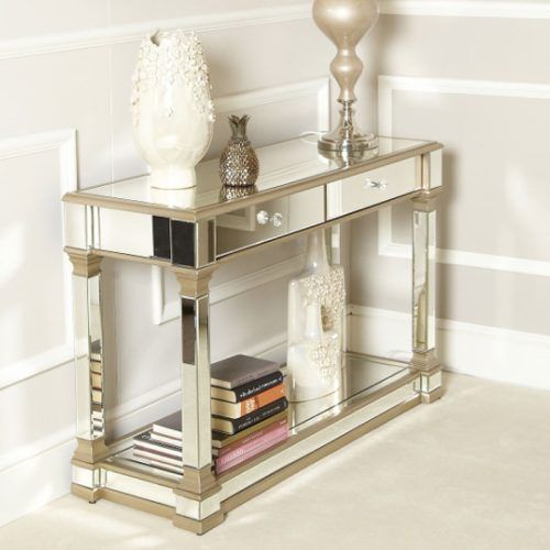 Metallic Gold Console Tables (Photo 12 of 20)