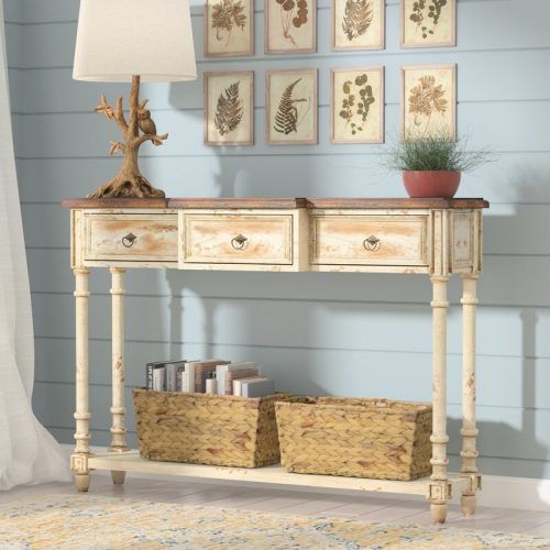 3-Piece Shelf Console Tables (Photo 6 of 20)