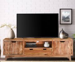 2024 Popular 110" Tvs Wood Tv Cabinet with Drawers