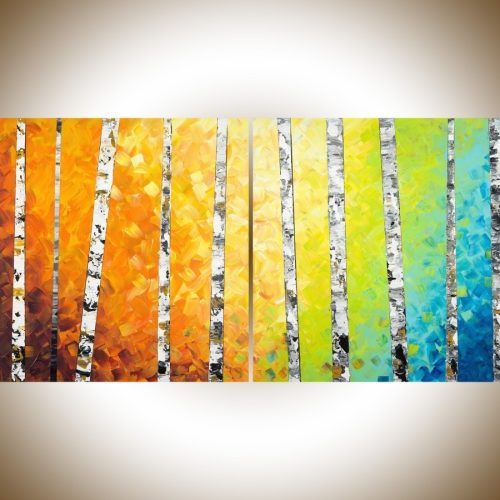 Colourful Abstract Wall Art (Photo 11 of 20)