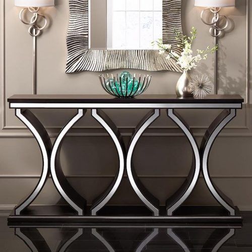 Mirrored And Chrome Modern Console Tables (Photo 5 of 20)