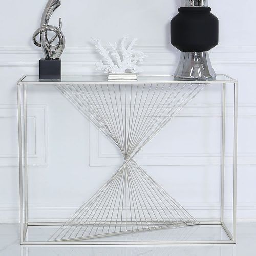 Metallic Silver Console Tables (Photo 15 of 20)