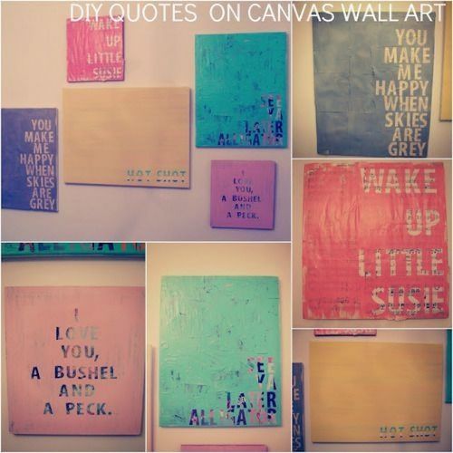 Canvas Wall Art Quotes (Photo 15 of 15)