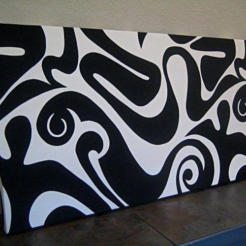 Black And White Fabric Wall Art (Photo 8 of 15)