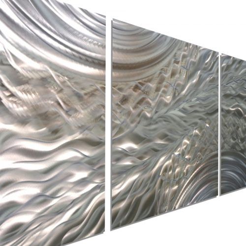 Abstract Aluminium Wall Art (Photo 11 of 20)