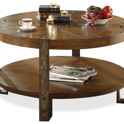 Coffee Tables With Round Wooden Tops (Photo 3 of 20)