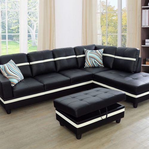 Faux Leather Sectional Sofa Sets (Photo 4 of 21)