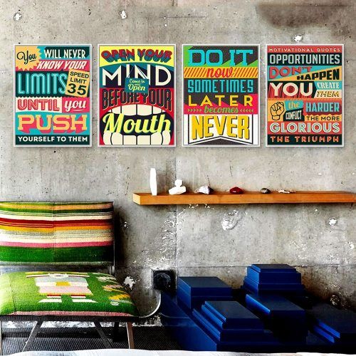 Large Canvas Wall Art Quotes (Photo 9 of 15)