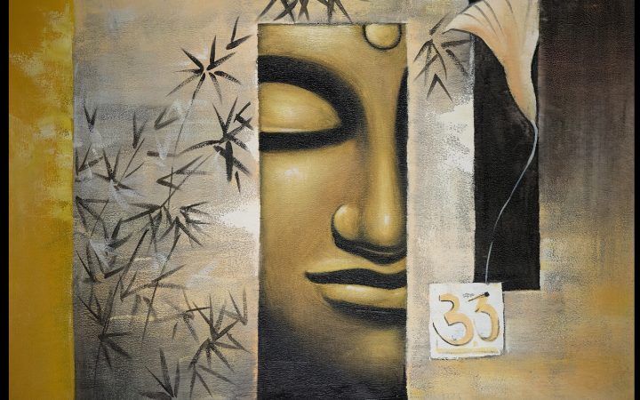 2024 Latest Abstract Buddha Wall Art