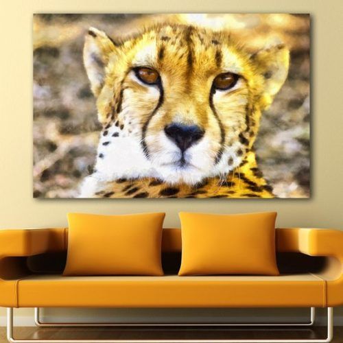 Cheetah Wall Art (Photo 15 of 20)