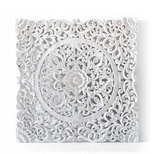 White Wooden Wall Art (Photo 1 of 20)
