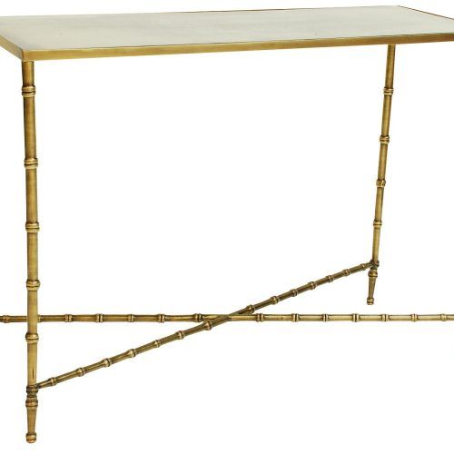 Antique Gold And Glass Console Tables (Photo 18 of 20)