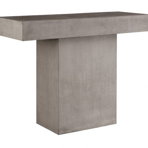 Modern Concrete Console Tables (Photo 20 of 20)