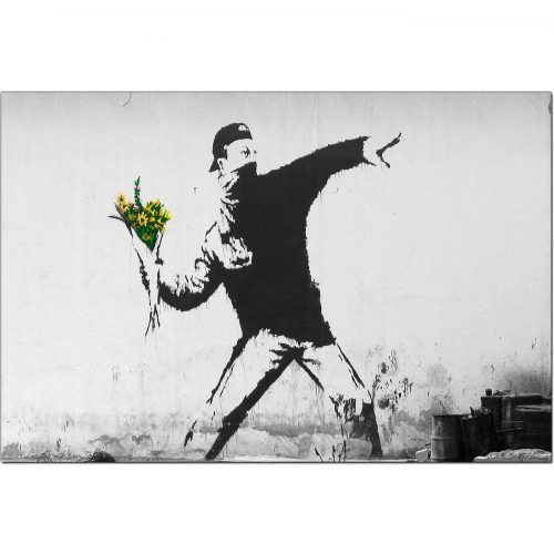 Banksy Canvas Wall Art (Photo 2 of 20)